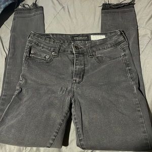 Black Aeropostale High Waisted Ankle Jegging Pair of Pants- Size Women’s 2